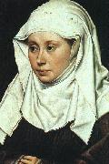Robert Campin Portrait of a Lady oil painting on canvas